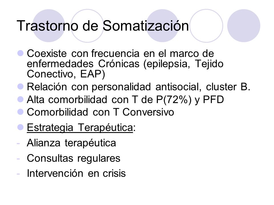 Personalidad trastorno la conversivo de